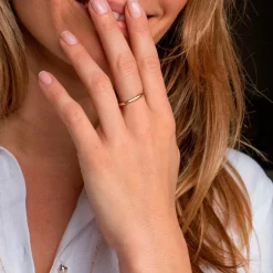 Bague jonc plaqué or