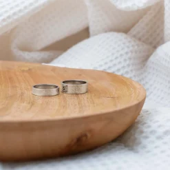 Bague personnalisée argent 7 mm