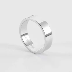 Bague personnalisée argent 5 mm
