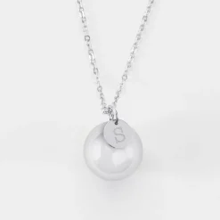 Bola de grossesse personnalisé médaille gravée acier 10 mm