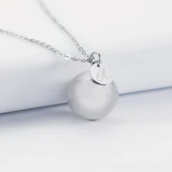 Bola de grossesse personnalisé médaille gravée acier 10 mm