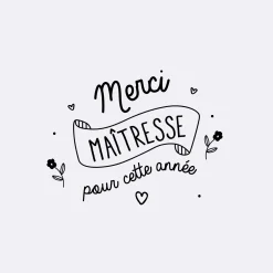 Boîte à bijoux personnalisée hexagonale 8x7x4 cm verre gravé - Edition spéciale "Merci maîtresse"