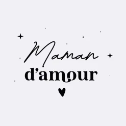 Boîte à bijoux personnalisée 10x10x5 cm verre gravé - Edition spéciale "Maman d'amour"