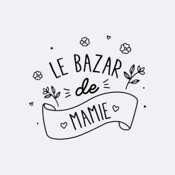 Boîte à bijoux personnalisée 10x10x5 cm verre gravé - Edition spéciale "Le bazar de Mamie"
