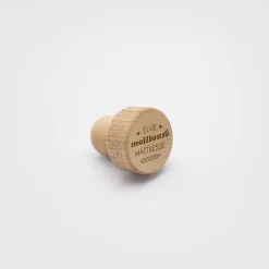 Bouchon de bouteille bois gravé - édition spéciale "Maître - Maîtresse"