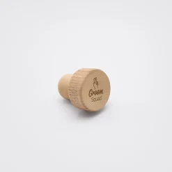 Bouchon de bouteille EVG personnalisé bois gravé