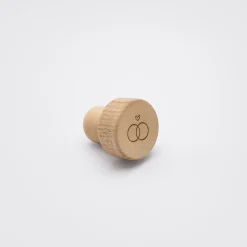 Bouchon de bouteille Marié personnalisé bois gravé