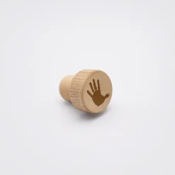 Bouchon de bouteille personnalisé bois gravé