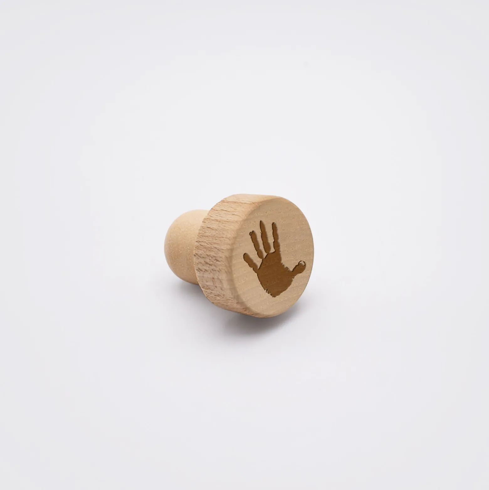 Bouchon de bouteille personnalisé bois gravé