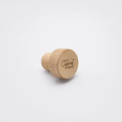 Bouchon de bouteille Témoin femme personnalisé bois gravé