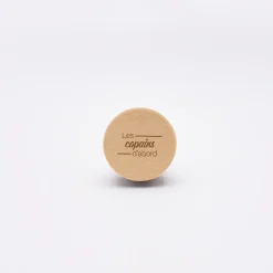 Bouchon de bouteille témoin homme personnalisé bois gravé