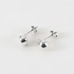 Boucles d'oreilles puces goutte 10 mm argent