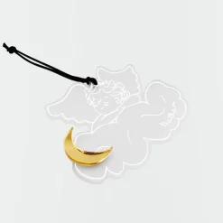 Boule de Noël personnalisée Ange Nuage acrylique givré gravé - HappyBulle x MyLovelyThing