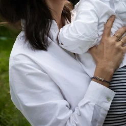 Bracelet cordon "Le lien" argent - HappyBulle x Lilylovesfashion