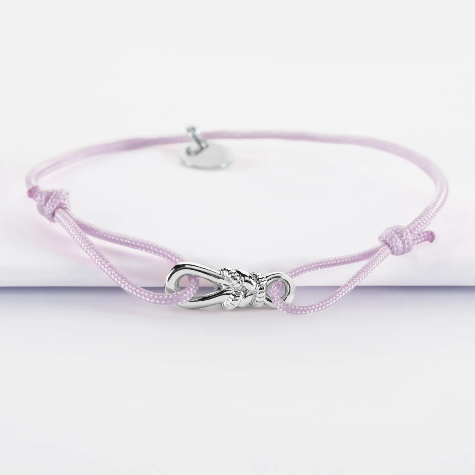 Bracelet enfant cordon "Le lien" argent - HappyBulle x Lilylovesfashion