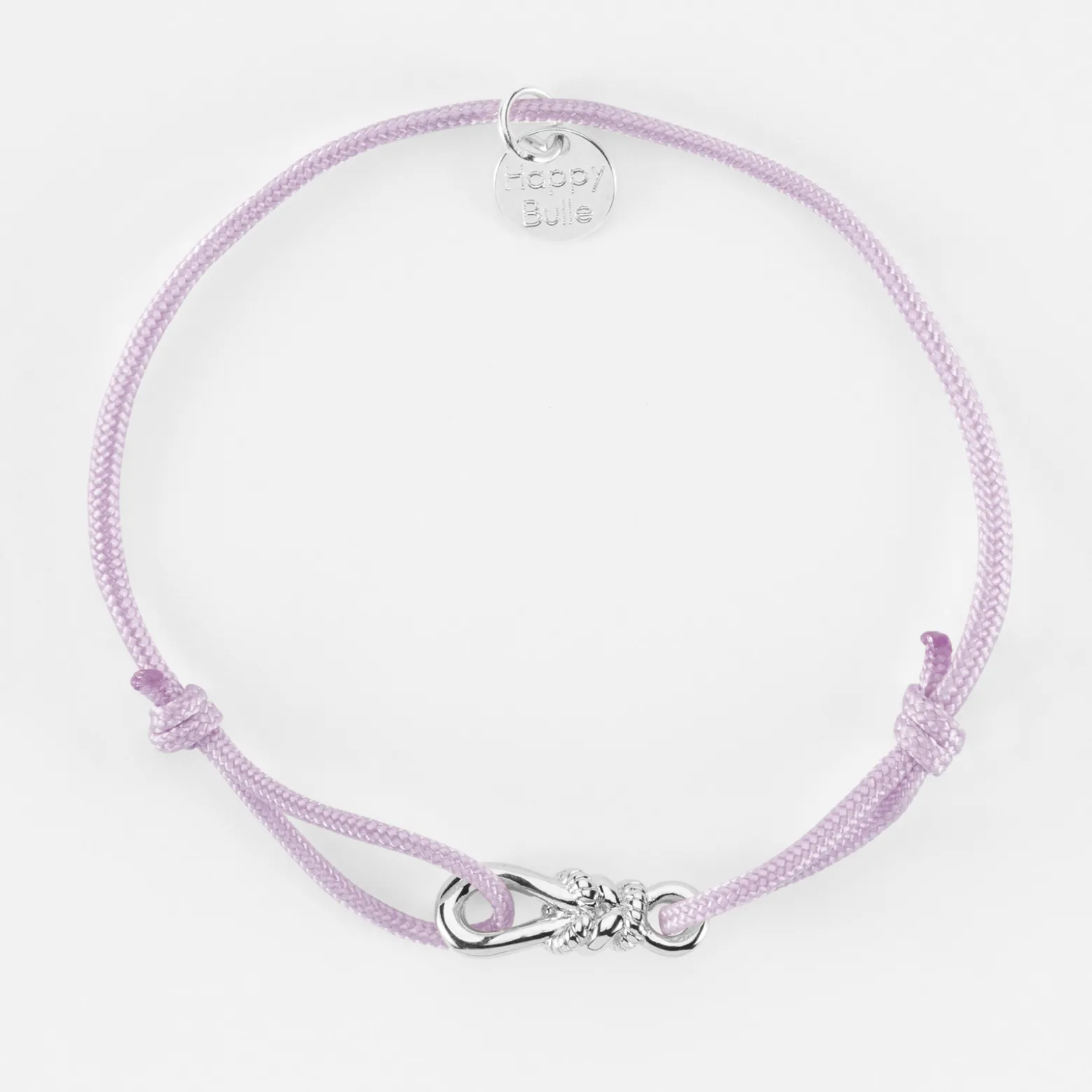 Bracelet enfant cordon "Le lien" argent - HappyBulle x Lilylovesfashion