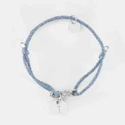 Bracelet enfant cordon pailleté personnalisé
