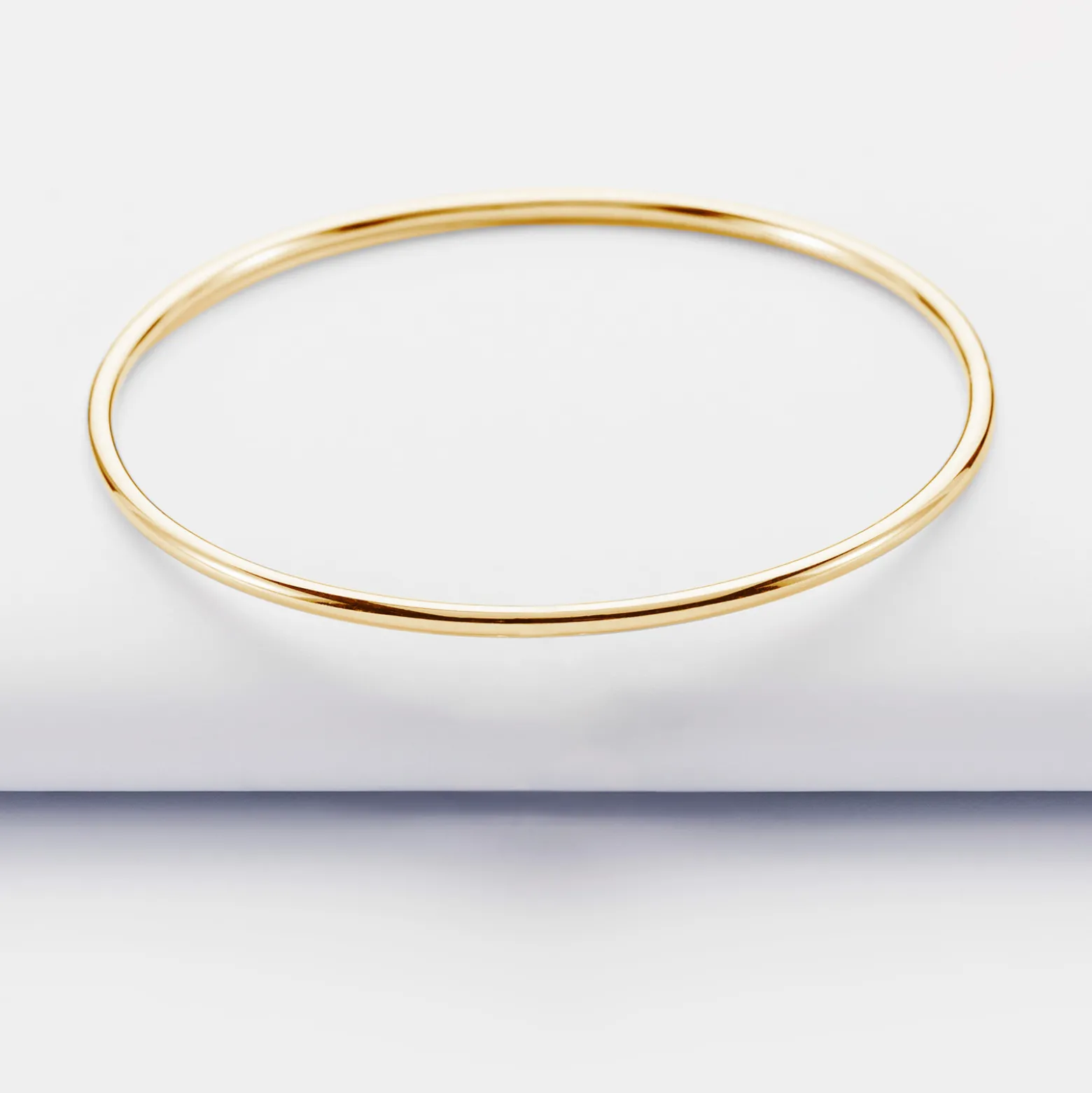 Bracelet enfant jonc plaqué or