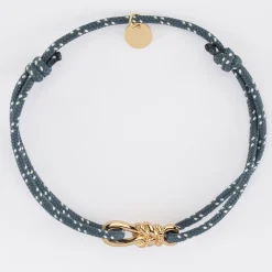 Bracelet homme cordage marin simple "Le lien" plaqué or - HappyBulle x Lilylovesfashion