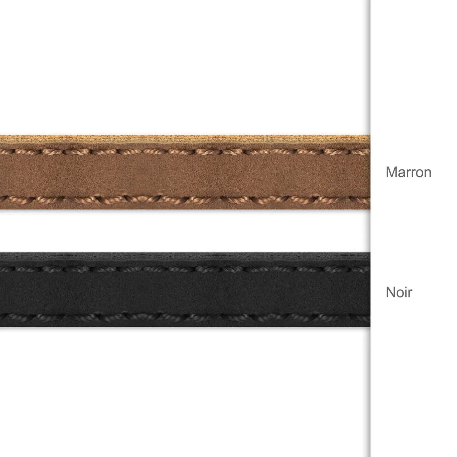 Bracelet homme personnalisé cuir fermoir gravé acier 15x15 mm