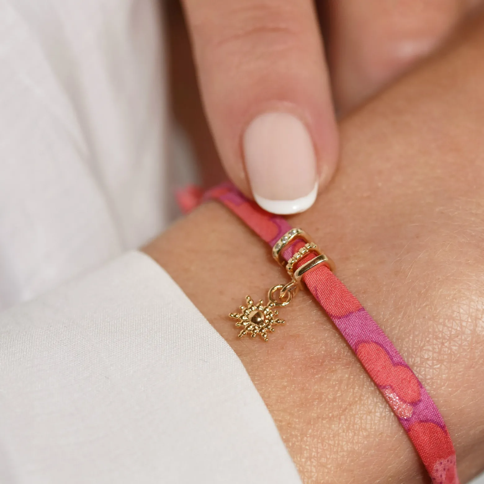 Bracelet Liberty personnalisé collection Chapitre plaqué or - à composer