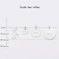 Breloque colombe argent 18 mm