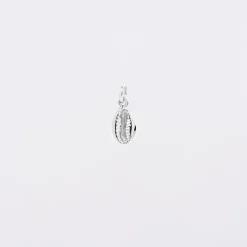 Breloque coquillage cauri argent 10 mm
