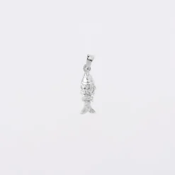 Breloque poisson articulé argent 15 mm