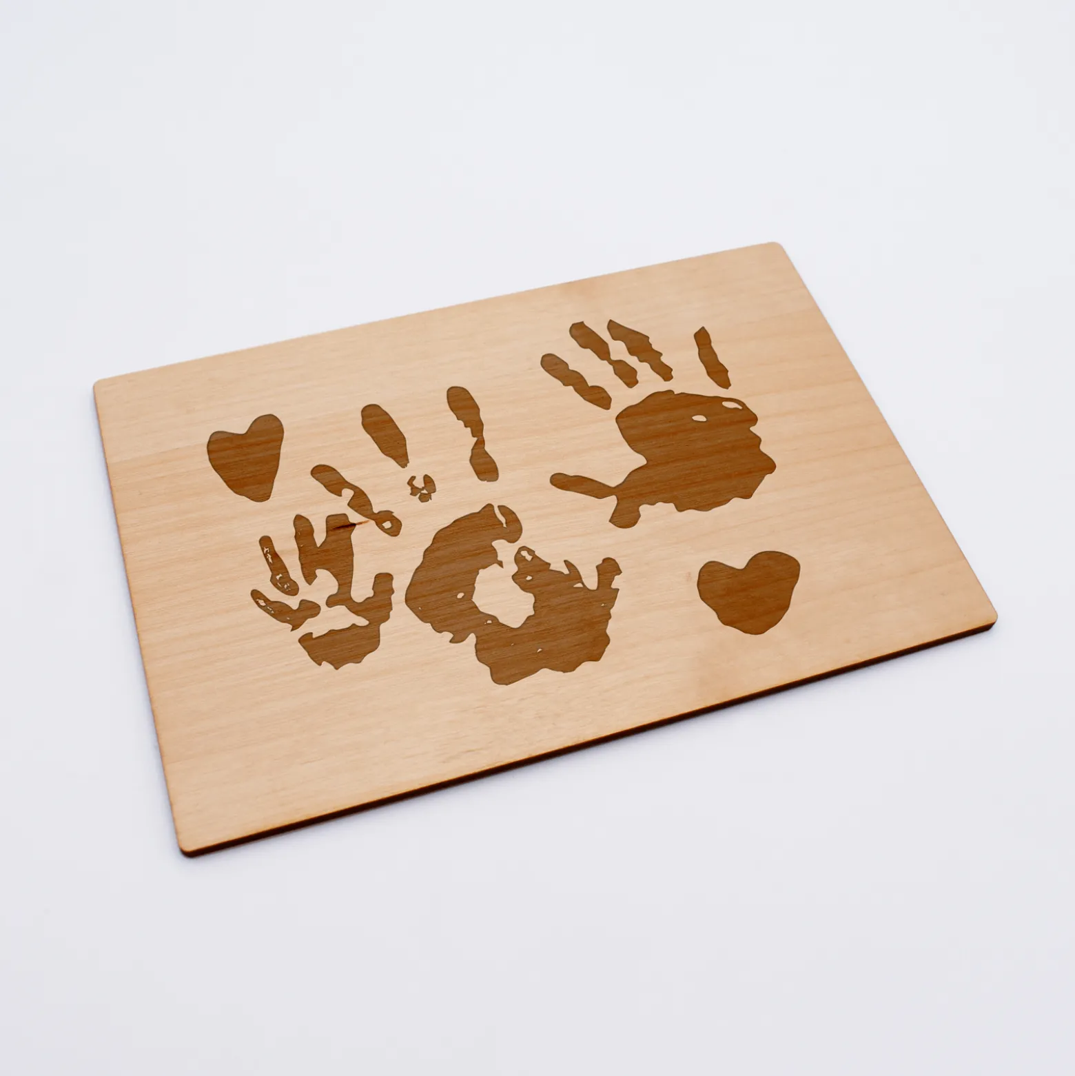 Cadre personnalisé bois gravé 15x10 cm avec support