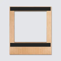 Cadre polaroïd Spotify personnalisé gravé bois aimanté grand format 92x108 mm