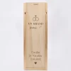Caisse de champagne bois couvercle gravé - Edition spéciale "Grandes Occasions"