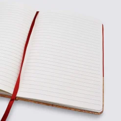 Carnet bi-matière en liège personnalisé 14x21 cm