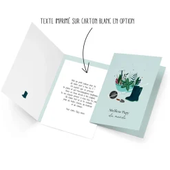 Carte message cadeau