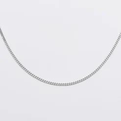 Chaîne gourmette argent