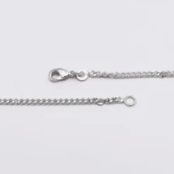 Chaîne gourmette argent