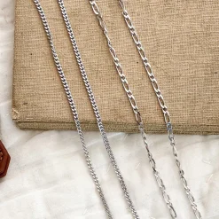 Chaîne maille figaro argent