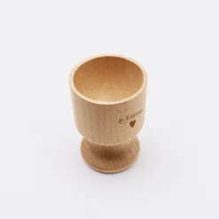 Coquetier personnalisé bois gravé