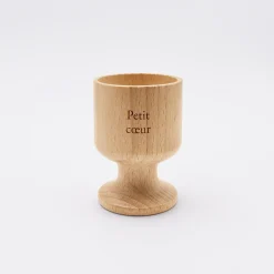 Coquetier personnalisé bois gravé