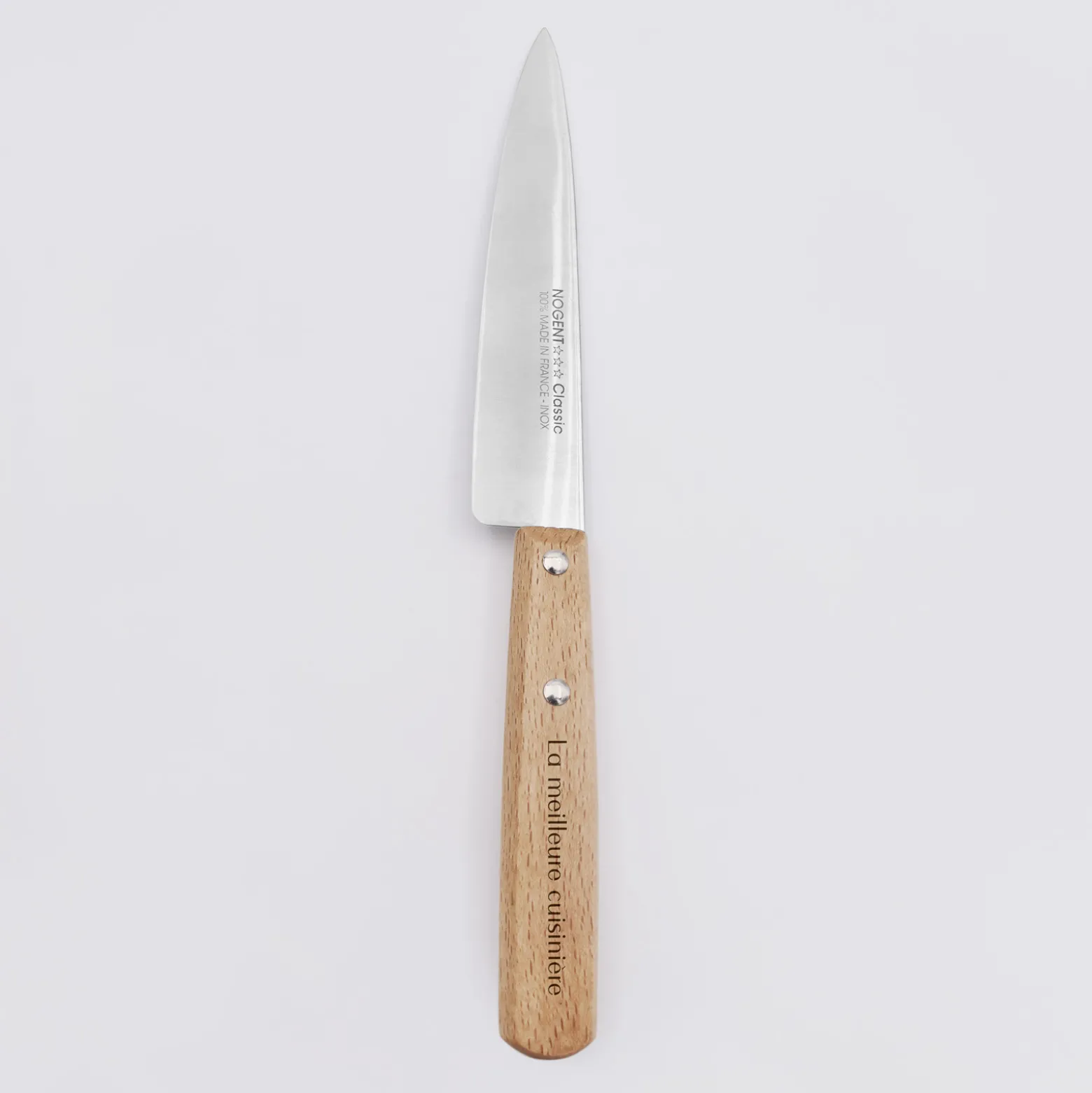 Couteau de cuisine personnalisé bois gravé