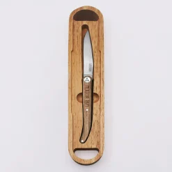 Couteau de poche Laguiole personnalisé bois gravé