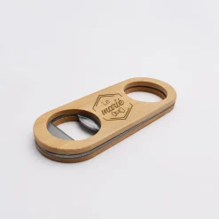 Décapsuleur EVG personnalisé bois gravé 10x4 cm