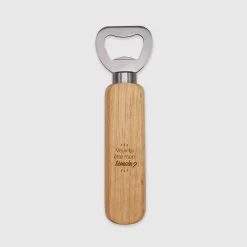 Décapsuleur témoin homme personnalisé bois bambou