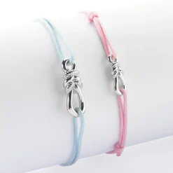 Duo de bracelets femme enfant "Le lien" argent - HappyBulle x Lilylovesfashion