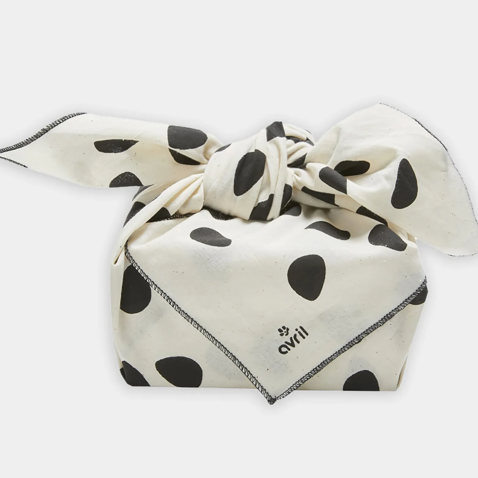 Furoshiki galets coton bio 65x65cm - Avril