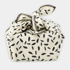 Furoshiki pétales coton bio 32x32cm - Avril