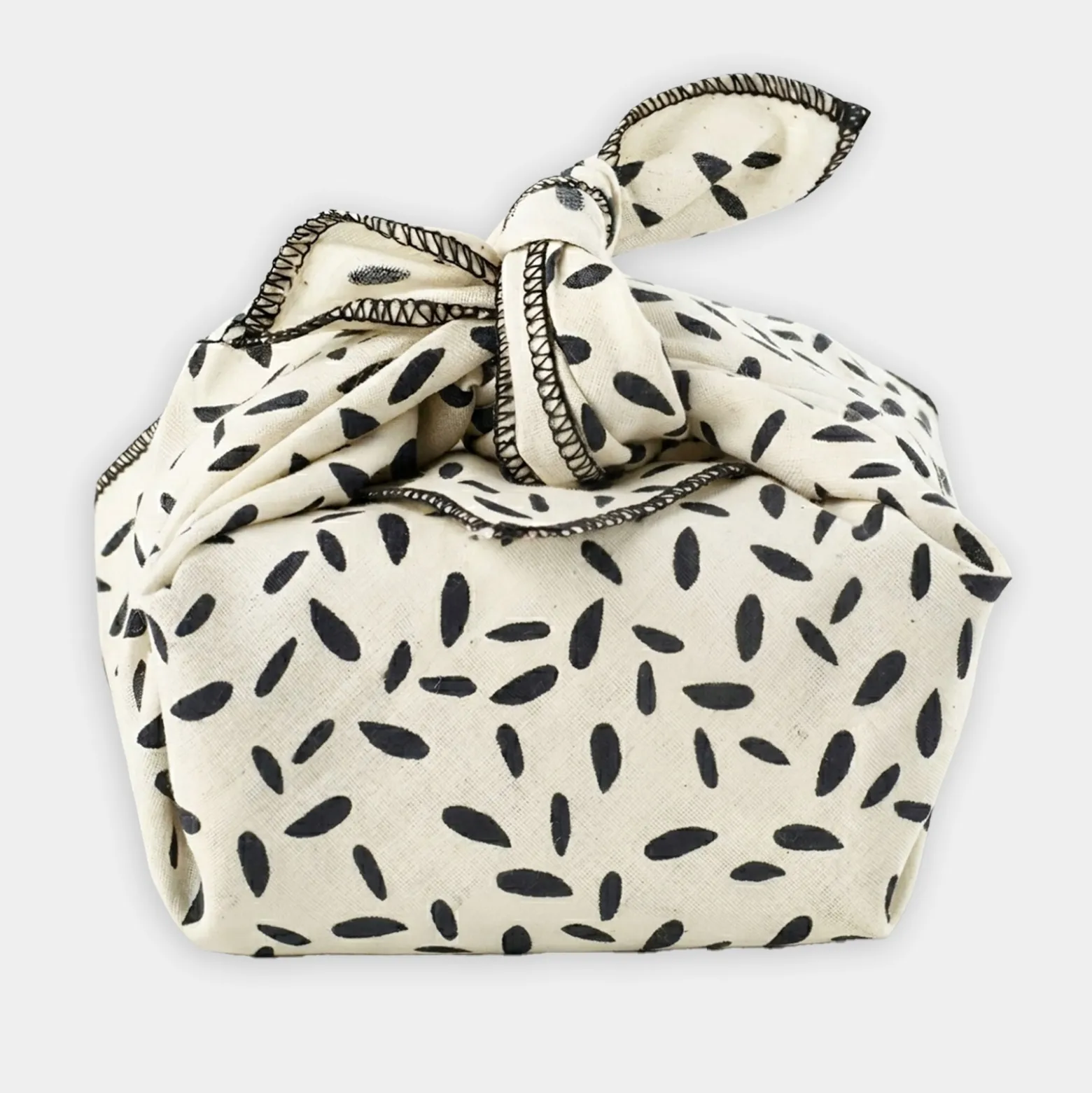 Furoshiki pétales coton bio 32x32cm - Avril