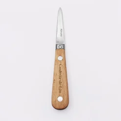 Lancette à huître personnalisée bois gravé