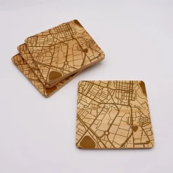Lot de 4 sous-verres 