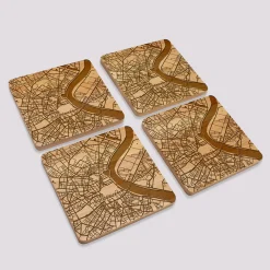 Lot de 4 sous-verres 