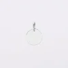 Mini-charm anneau collection Chapitre médaille gravée argent 15 mm